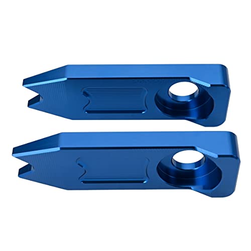 Billfaro 2Pcs Chain Adjustment Axle Block,Billet Aluminum Dirt Bike Chain Slack Align Rear Wheel Swingarm Adjusters Tensioner For Sur Ron X Light Bee Segway X260 X160(Blue) #TOP6