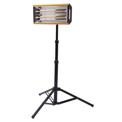 YIYIBYUS Infrared Paint Curing Lamp 2000W Short Wave Infrared Paint Drying Lamp with Bracket and Time Switch Paint Curing Dryer for Car Body Repair Paint Curing Systems & Body Repair Tool