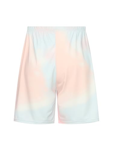 Kids Girls Tie Dye Athletic Shorts Loose Dry Fit Running Shorts Workout Gym Sports Short for Kids4