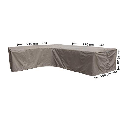 Raffles Covers NWRHS270210left Outdoor corner sofa cover 270 x 210 x