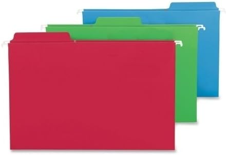 Smead Manufacturing Co Hanging Folders,w 2-Ply Tabs Attached,1/3 Tab,Lgl,18/Box,Ast