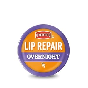 O’Keeffe’s Lip Repair Overnight 7g – Intensive Overnight Treatment for Dry, Cracked Lips, Long-Lasting Moisture & Repair