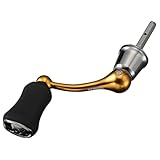 ダイワslpワークス(Daiwa Slp Works) SLPW マシンカットシャフトハンドルセット (Iシェイプ ハンドルノブ付) 45mm ゴールド