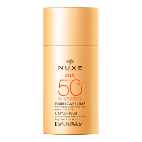 Mejores y peores cremas solares faciales según la OCU 5 Nuxe Sun Fluide Léger Haute Protection Spf50 50 Ml