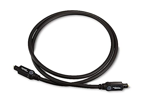 Amazon Basics Toslink Digital Optical Audio Fiber Optic Cable, Multi-Channel, for Sound Bar, Audio System, Home Theatre, Gold-Plated Connectors, 3.3 Feet, Black by Amazon Basics - Image 4