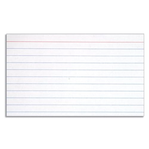 Mead 5 in. W x 3 in. L Ruled Index Cards 100 count
