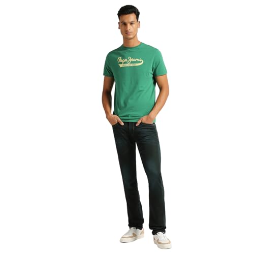 Image of Pepe Jeans Men T-Shirt|Cotton|Slim Fit