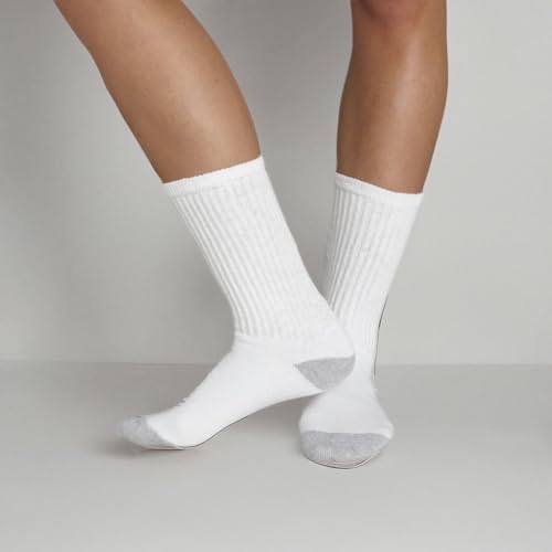 Winterlace 72 Pairs 80% Cotton Crew Socks Men Women, Athletic Casual Moisture Wicking Bulk Pack Sport4