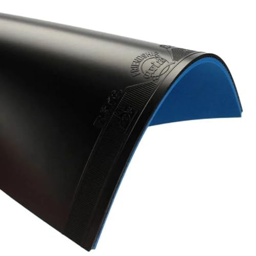 Ppbigu 729 Cross Red/Black Table Tennis Rubber 2.2mm Sponge, Tacky Pimples-in Ping Pong Training Rubber with ITTF Approved, Ping Pong Accessories Paddle Replacement Rubber (Black-42)