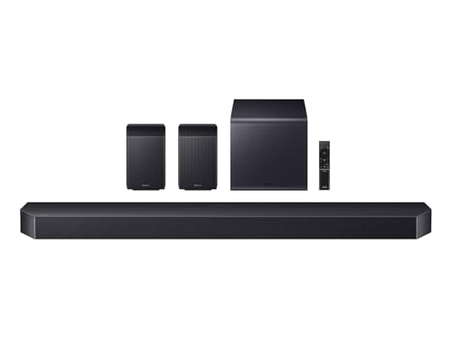 Speakers Samsung Q-Series Soundbar (HW-Q990H, 2026 Model), 11.1.4ch, Subwoofer + Rear Speaker Manufacturer: Samsung