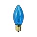 Northlight Pack of 25 Incandescent C9 Blue Christmas Replacement Bulbs