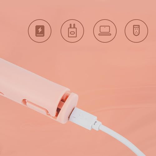 Mini plancha de pelo portátil USB Dioche rosa miniatura 1