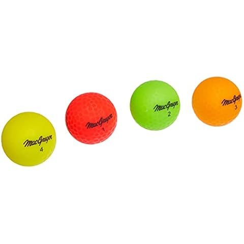 MACGREGOR Unisex's VIP Multi Coloured 12 Pack Golf Balls, One Size Cover