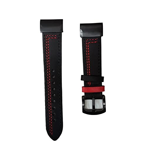 Correa de cuero para Garmin Fenix 6 Pro y 6X de ajuste rápido elegante de 22mm y 26mm