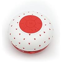 WONDEE Lucia Be Altavoz Ducha Bluetooth Ventosa con IPX4 Impermeable, Altavoz para Ducha Sonido Estéreo 360° y 4 Horas de Reproducción con Bluetooth 5.0