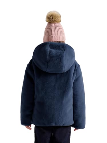 solomate Girls Winter Coats with Hood - Toddler Girls' Outerwear Puffer Jackets for Kids with Double-sided Wear Design3