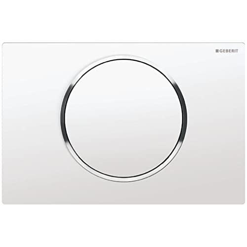 Geberit 115.758.KJ.5 Placca di Scarico Sigma 10, Grigio, 29.5 cm
