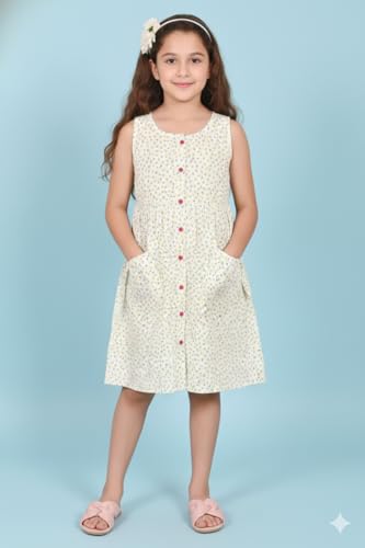 Image of VIKITA 2017 Girls Embroidery Cotton Long Sleeve Flower Dresses LH5460 for 1-8 Years ?-