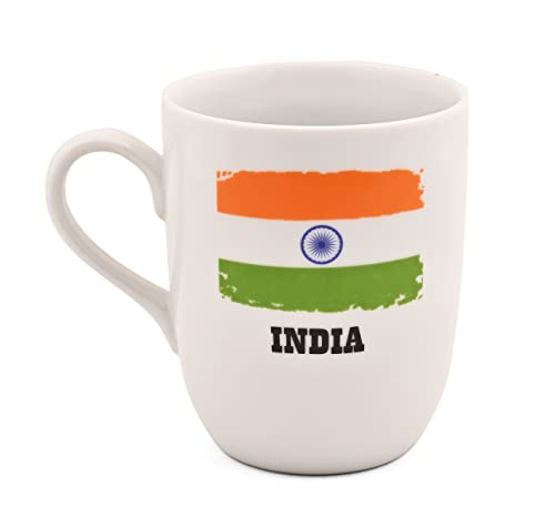 Image of Hitkari Potteries Porcelain India Coffee Mug Set of 2 Pcs| for Morning & Evening Coffee,Tea |350ml