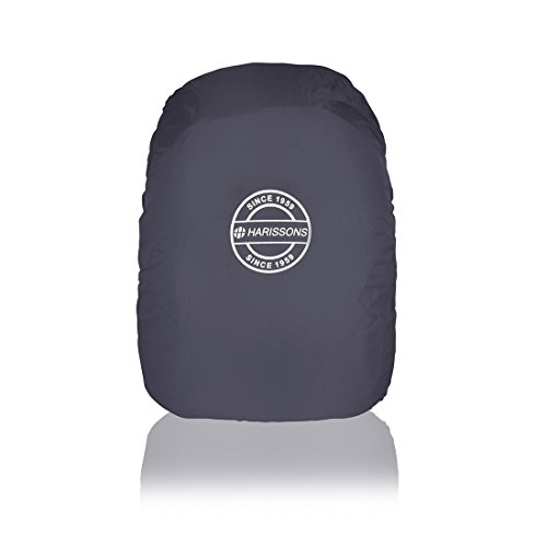 Harissons Raincover for Backpack 45 Ltrs (Black) | Waterproof, Dust-Resistant Polyester rain Cover for Outdoor, Sports & Camping | Adjustable, Strechable & Easy to Use