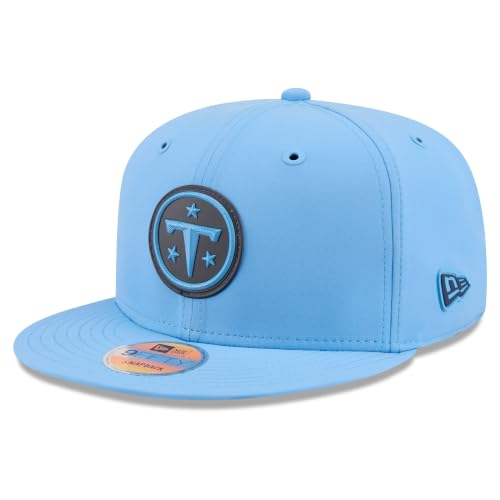 New Era Men's Light Blue Tennessee Titans 2026 Sideline 9FIFTY Snapback Hat