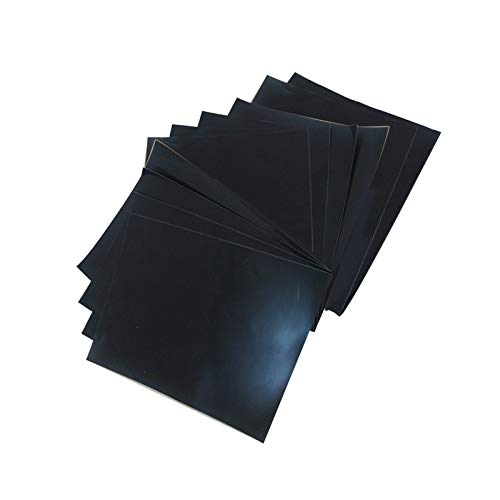 Youyijia 10 Pcs A4 Magnetic Sheets 0.5mm Thick for Spellbinders and Crafts Die Storage for Arts Crafts and Storage(Black)