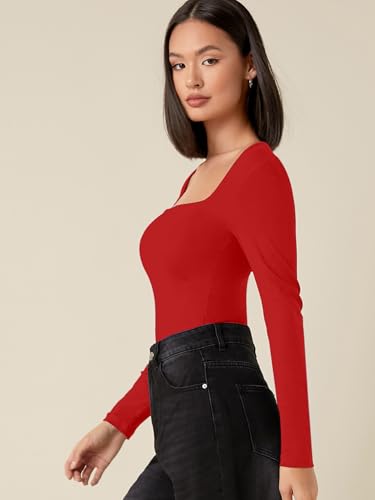 Image of Aahwan Women's & Girl's Solid Long Sleeve Polyester Slim Fit Top