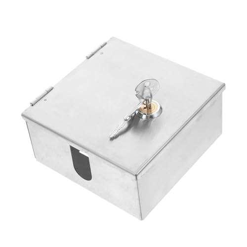 Boîte électrique étanche extérieure en acier pour borne de recharge de jardin