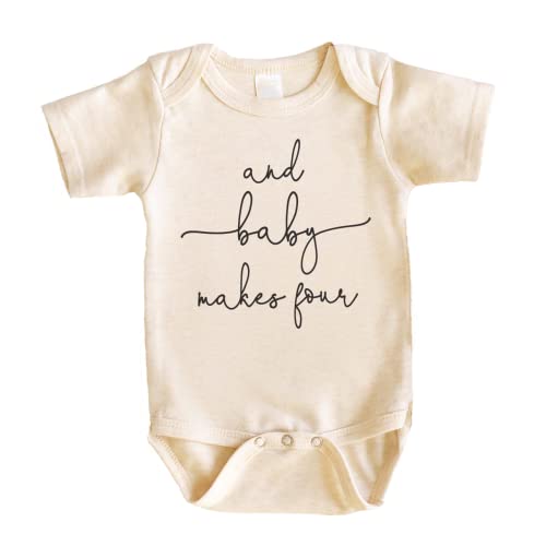 Bump and Beyond Designs Baby Announcement Gift for Family of Four