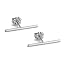 20mm Bar Studs / Sterling Silver