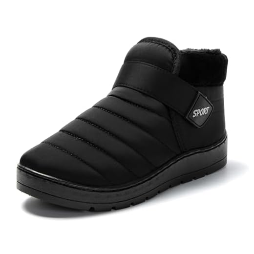 JOMIX Zapatillas Casa Mujer Invierno Calientes Pantuflas Mujer Cerradas de Felpa Botas Mujer con Cierre Zapatillas Mujer Casa Interior Exterior, Negro, 40 EU