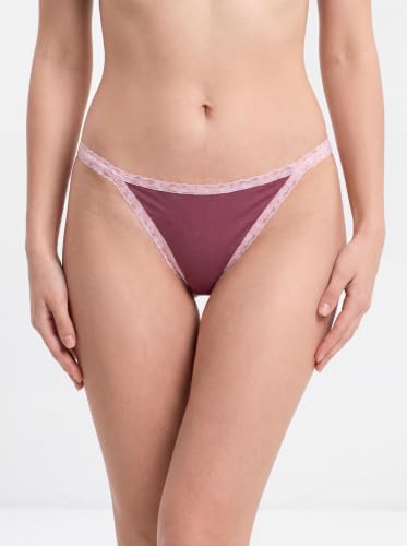 Image of Sexy Basics Womens String Bikini No Show Briefs