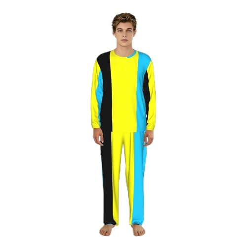 Pyjama homme manches longues décontracté pour vos week-ends