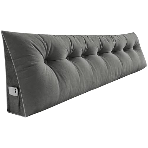 OHMG Rückenkissen 200CM,Keilkissen für Bett und Sofa geeignet,Dreieckiges...