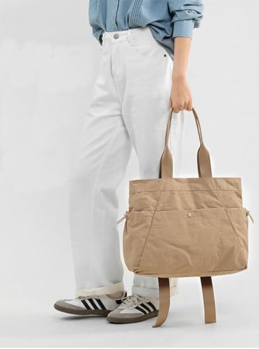 Slouchy Nylon Tote Bags Women Underarm Crescent Shoulder Hobo Bag Crossbody Purses Trendy Travel College Tote Handbag 20252