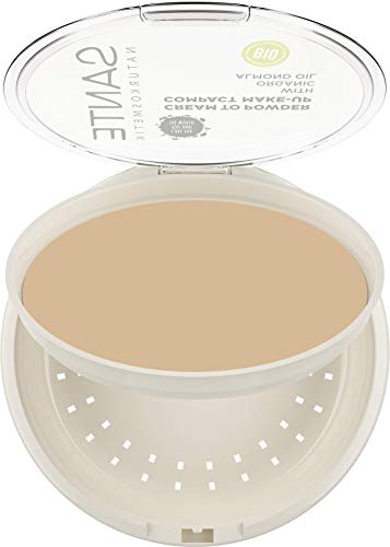 Sante Naturkosmetik Compact Make-up 01 Cool Ivory für hellen Hautton