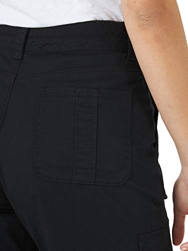 Lee Women's Relaxed Fit Avey Knit Waist Cargo Bermuda Short Black 4 - image 2