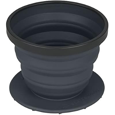 Sea to Summit X-Brew Collapsible Camping Coffee Dripper with Reusable Steel Filter