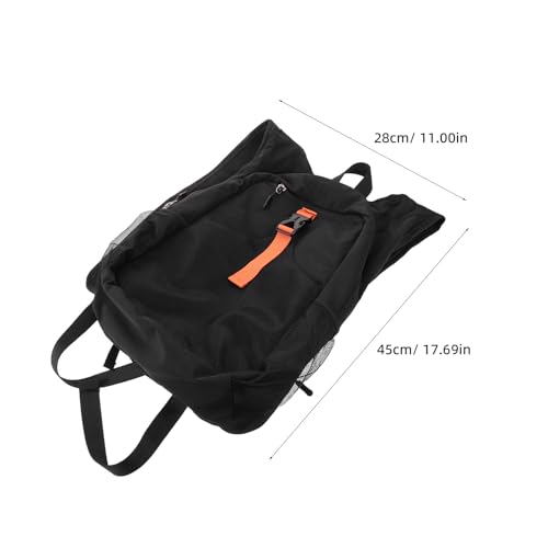 Mochila Plegable para Senderismo 15 L Negro miniatura 2