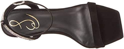 Sam Edelman Women's Ophelia Heeled Sandal, Black Suede, 9.5 | Image 4