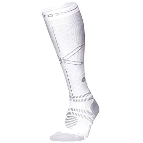 STOX Energy Socks - Chaussettes de sport femme - Chaussettes de compression qualité supérieure - Moins de blessures et douleurs musculaires - Récupération rapide - Jambes moins fatiguées - Confort Cover
