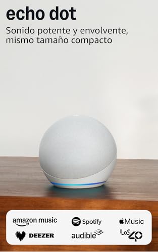Miniatura 2 de Echo Dot (Última generación) | Altavoz inteligente wifi y Bluetooth, con sonido más potente y de mayor amplitud | Blanco, con Acceso Anticipado a Alexa+