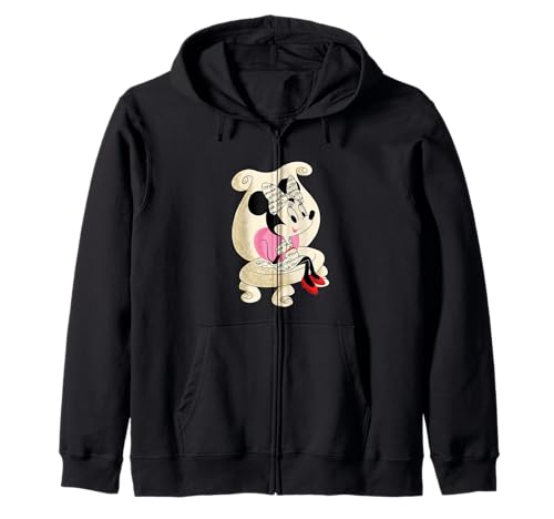 Minnie Zip Hoodie Disney veste à capuche rose vêtement enfant fille