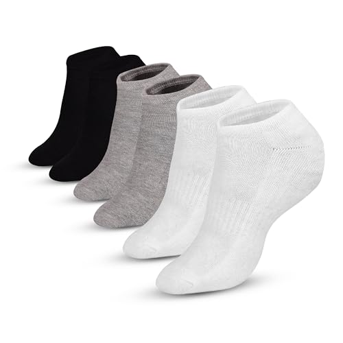 No Show Socks for Men & Women - Stylish Cotton Comfort Running Socks- Low Cut Ankle Length Anti Slip Socks