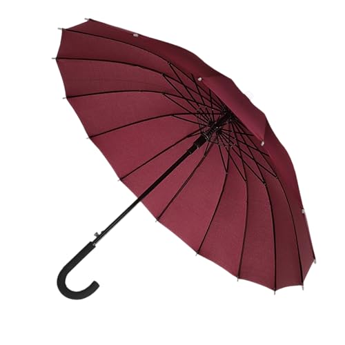 Parapluie CMBSSTFC coupe-vent avec cadre renforcé et mât long