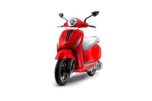 Image of Chetak 3001 by Bajaj Auto High Speed Electric Scooter with charger - Racing Red - Ex-Showroom