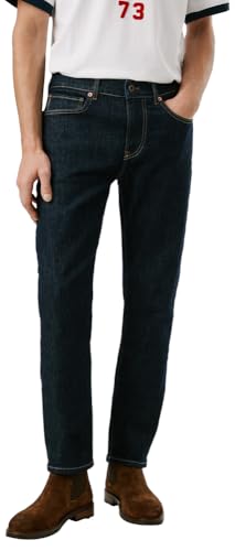 Pepe Jeans Herren Slim Hatch Jeans, Blau (Denim-6cb), Bundweite: 84 cm, beinlänge: 81 cm – Ansicht 2