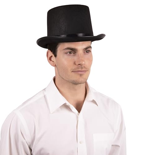image for Kangaroo One Classic Black Top Hat for Men & Women of Head Size 55-57 