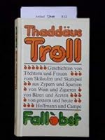 Fallobst: Geschichten von Töchtern u. Frauen, vom Skilaufen u. Skatspiel, aus Zypern u. Spanien, von Wein u. Zigarren, von Bären u. Ärzten, von gestern u. heute 3455077412 Book Cover