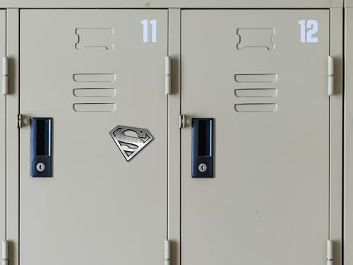 Imán decorativo grande Superman cromado DC Comics miniatura 6